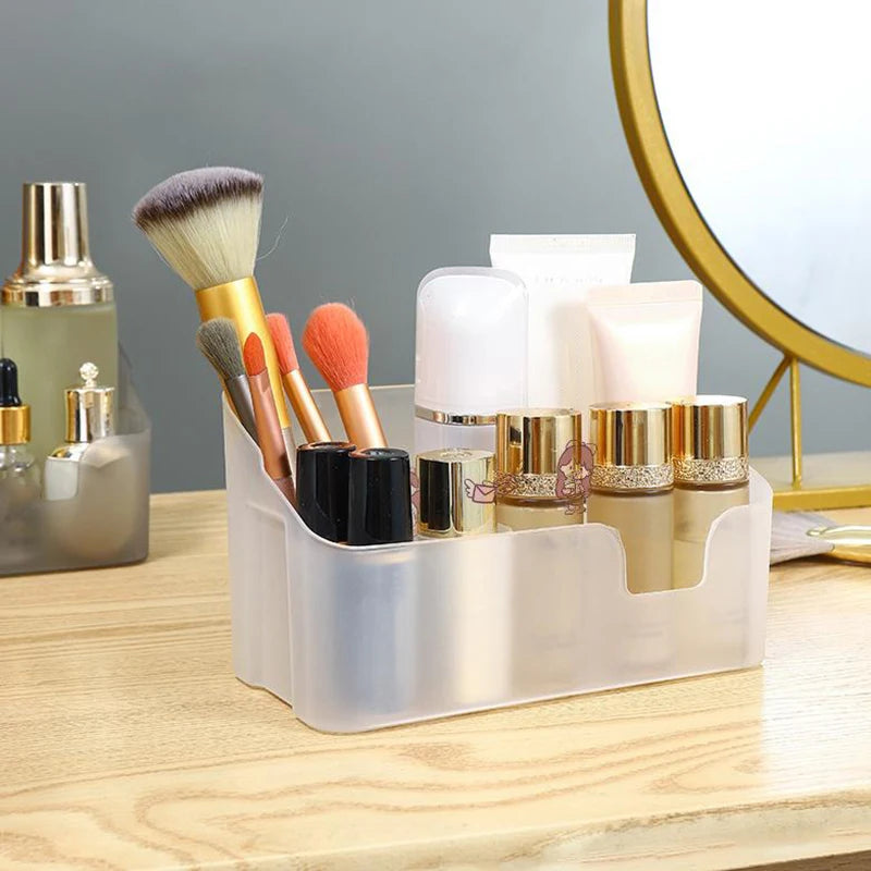 صندوق تخزين منظم مستحضرات التجميل، علبة متعددة الوظائف لمنتجات العناية بالبشرة، صندوق تخزين مستحضرات التجميل والمجوهرات والمكياج