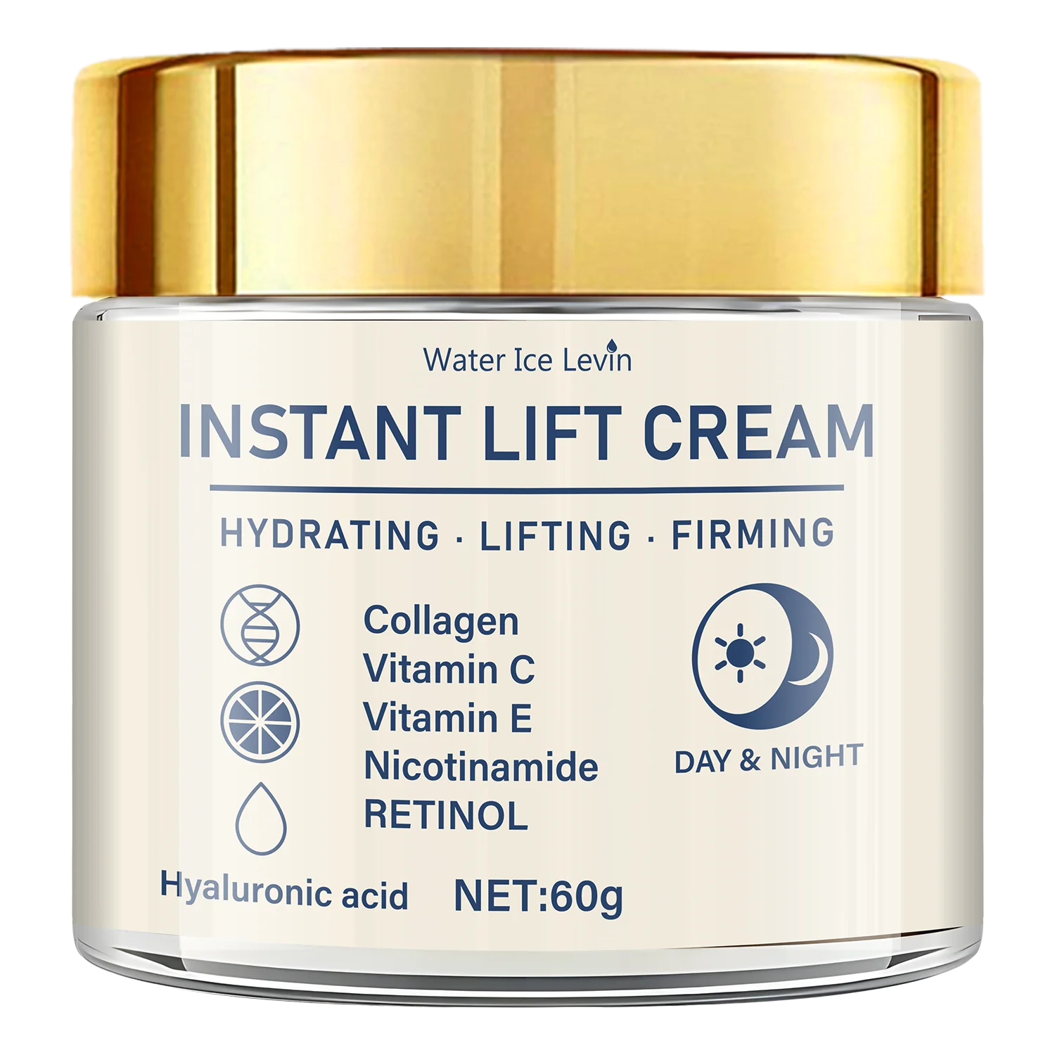 Facial Firming Lifting Cream - Rich in Hyaluronic Acid, Retinol, Firming and Firming, Moisturizing Skin, Suitable for Any Skin, Daily Skin Care Products