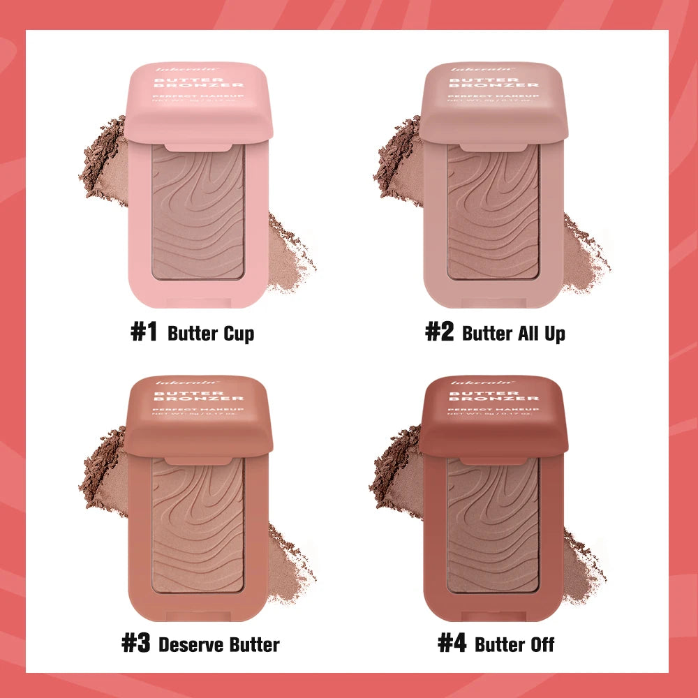 بودرة برونزية لتحديد ملامح الوجه، ألوان برونزية وإضاءة، باليت ظلال مطفية من NYXmakeup