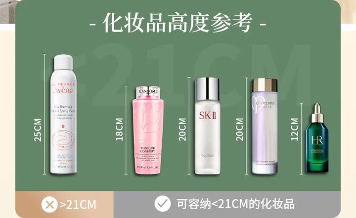 Cosmetics storage box, internet famous, light luxury desktop, large capacity dust-proof shelf, storage compartment, storage box