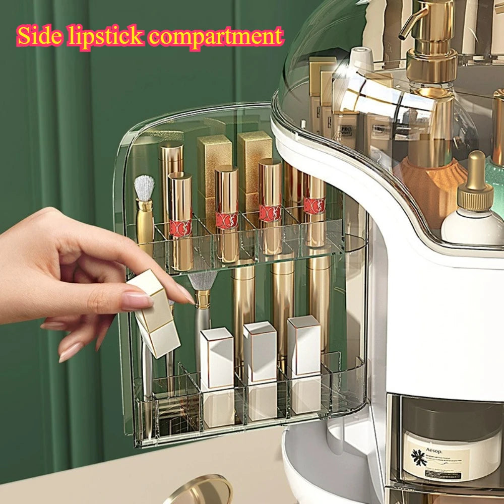 Cosmetic Storage Box Desktop Storage Box Transparent Small Perfume Storage Box Large Capacity Portable Cosmetics Storage Box