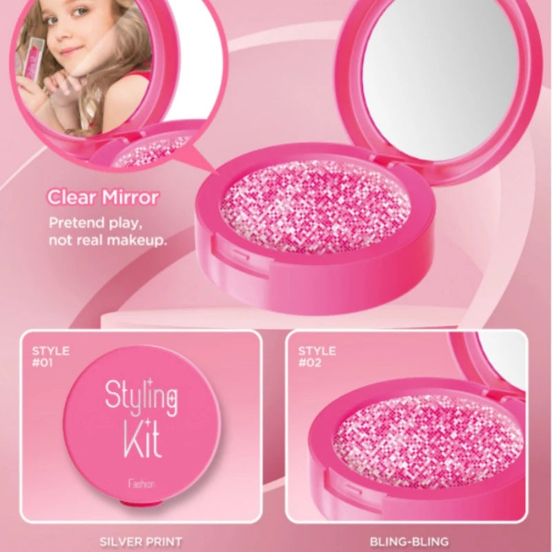 Kids Toys Simulation Cosmetics Set Pretend Makeup Toys Girls Play House Simulation Make up Educational Toys for Girls Fun Game